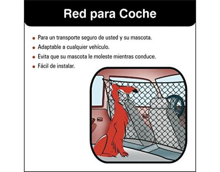 Red Coche Perro Homologada. Separador Perros Coche Maletero